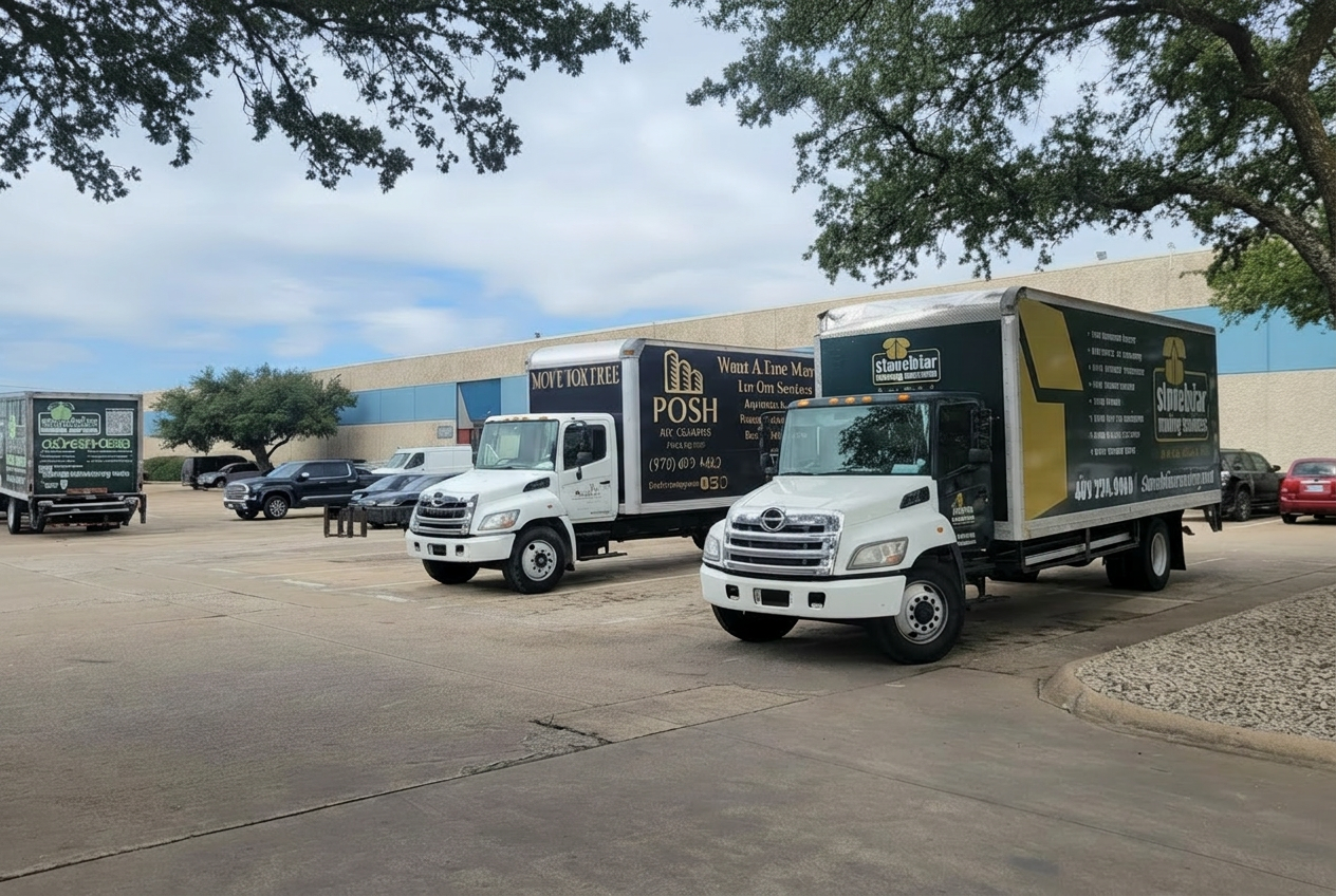 Stonebriar Moving trucks
